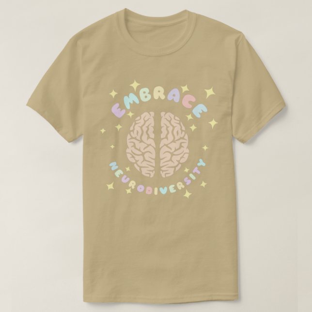 Camiseta Adolescência de Neurodiversidade Professores Crian (Frente do Design)