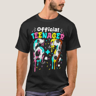 Camiseta adolescente de 13 anos de idade seis sete 6+7 meni