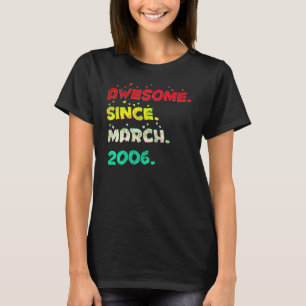 Camiseta Adolescente de 16 Anos Março 2006 5