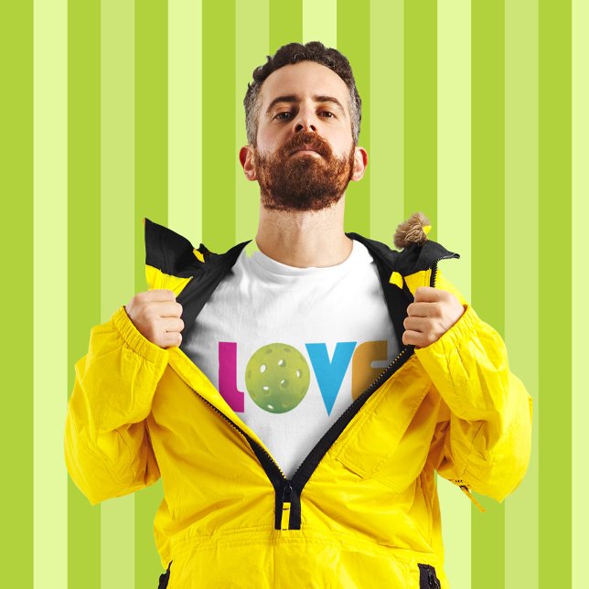 Camiseta Adolescente de picleball de amor doce (Criador carregado)