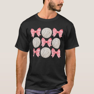 Camiseta Adolescente de vôlei Mãe Garota Adolescente Rosa B