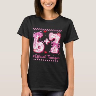 Camiseta Adolescente engraçado de 13 anos, seis, sete, coqu