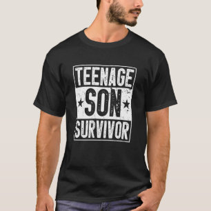 Camiseta Adolescente Filho Sobrevivente Educação Mãe Pai Ad