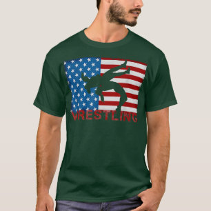 Camiseta Adolescente Lutadora Mãe Pai Luta Americana EUA