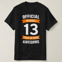 Adolescente Oficial Aniversário de 13 anos Meninos