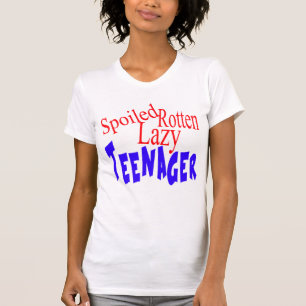 Camiseta Adolescente preguiçoso podre estragado