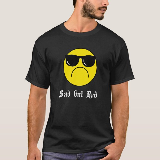 Camiseta Adolescente Triste Mas Rad Meme Adolescente Gótico (Frente)