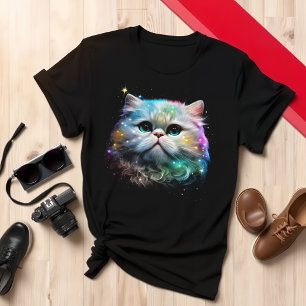 Camiseta Adolescentes de Gatos Artísticos