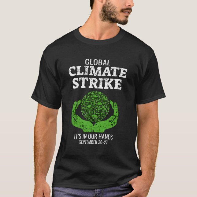 Camiseta Adolescentes de Mudança Climática Global (Frente)
