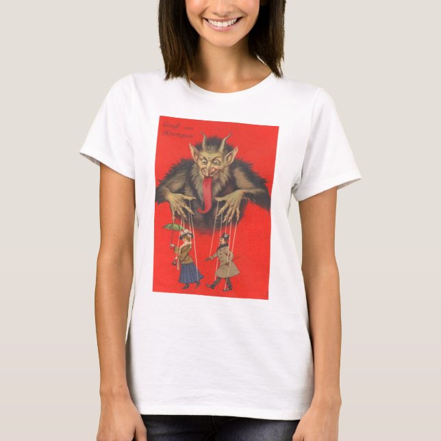 Camiseta Adolescentes manipulando Krampus (Frente)