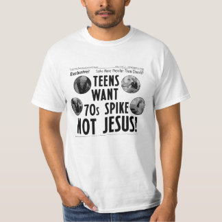 Camiseta Adolescentes Querem Pico dos Anos 70 Não Jesus!