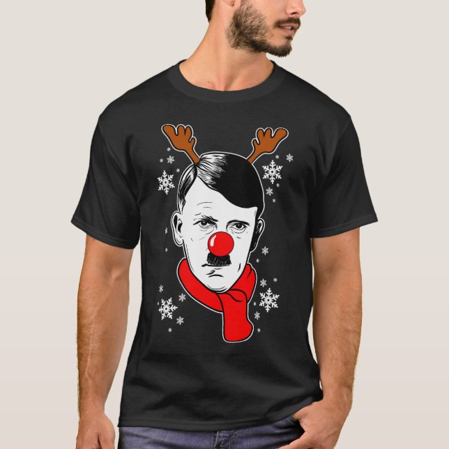 Camiseta Adolf A Rena Nosada Vermelha (Frente)