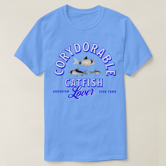 Camiseta Adolfoi Corydoras Catfish Aquarium Fish Lovers Kee (Frente do Design)