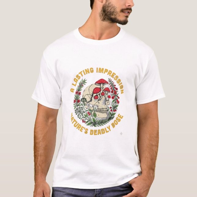 Camiseta ADOM Cogumelo Impressão Duradoura (Frente)