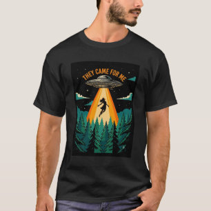 Camiseta ADOM Eles Vieram Por Mim Abdução UFO