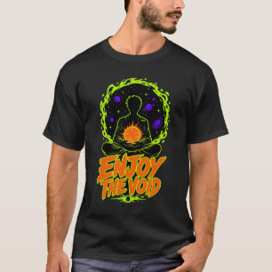Camiseta ADOM Enjoy The Void Brilho Cósmico