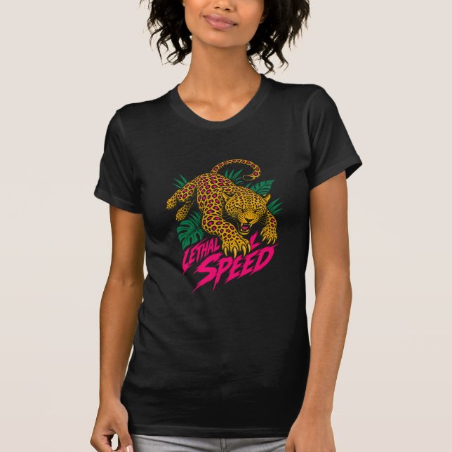 Camiseta ADOM Lethal Speed Leopardo (Frente)