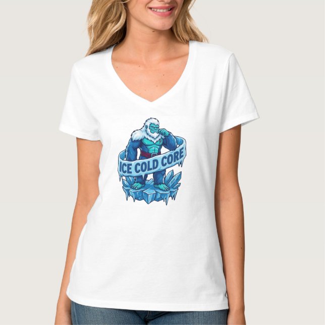 Camiseta ADOM Núcleo de Gorila Gelado (Frente)