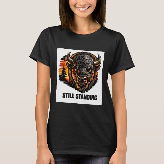 Camiseta ADOM Premium "Still Standing" Minimalista (Frente)