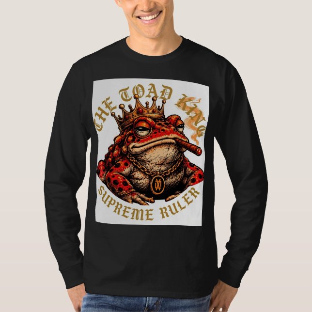 Camiseta ADOM Premium "Toad King" Manga Longa Gráf (Frente)
