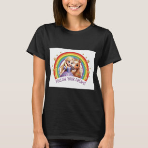 Camiseta ADOM "Siga Seus Sonhos" Inspiradora para