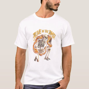Camiseta ADOM Vivo No Caos Esqueleto