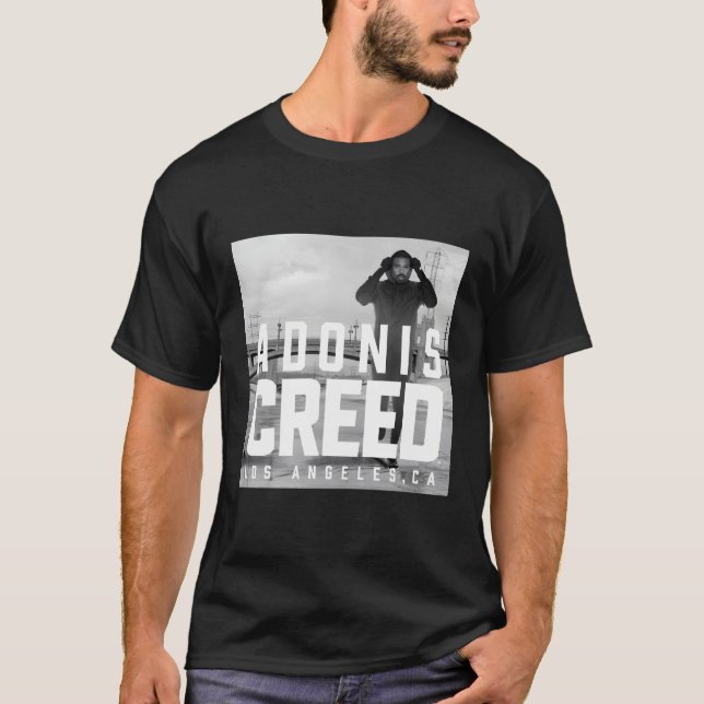 Camiseta Adonis Creme La Black E White Fotografia (Frente)