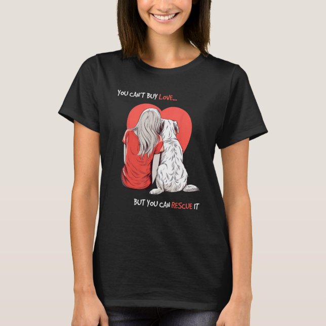 Camiseta Adopt A Dog for Women Men Kids Shirts Adopt A Pet (Frente)