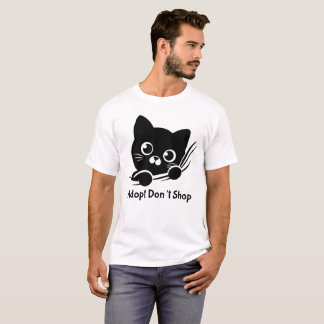Camiseta Adopt Don’t Shop Cat Paw Print T-Shirt Cute Rescue