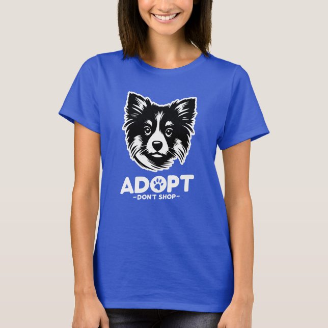Camiseta Adopt don't shop 3 (Frente)