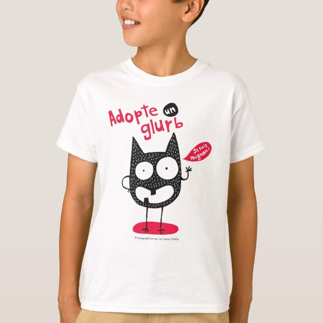 Camiseta Adoptado um glurb (Frente)