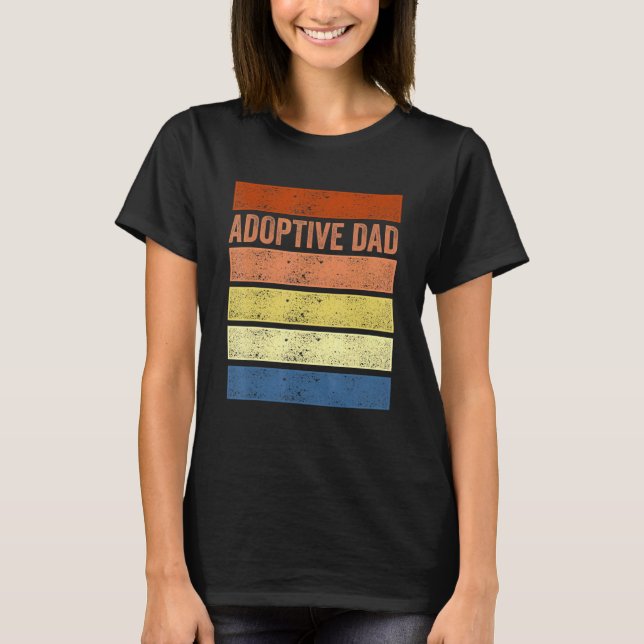 Camiseta Adoption Announcement Day Dad Family 3 (Frente)