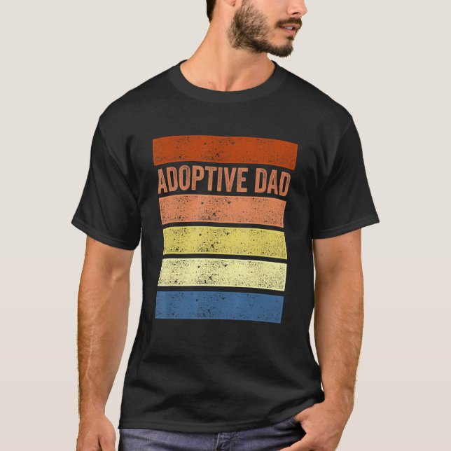 Camiseta Adoption Announcement Day Dad Family 3 (Frente)