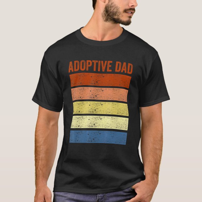 Camiseta Adoption Announcement Day Dad Family 4 (Frente)