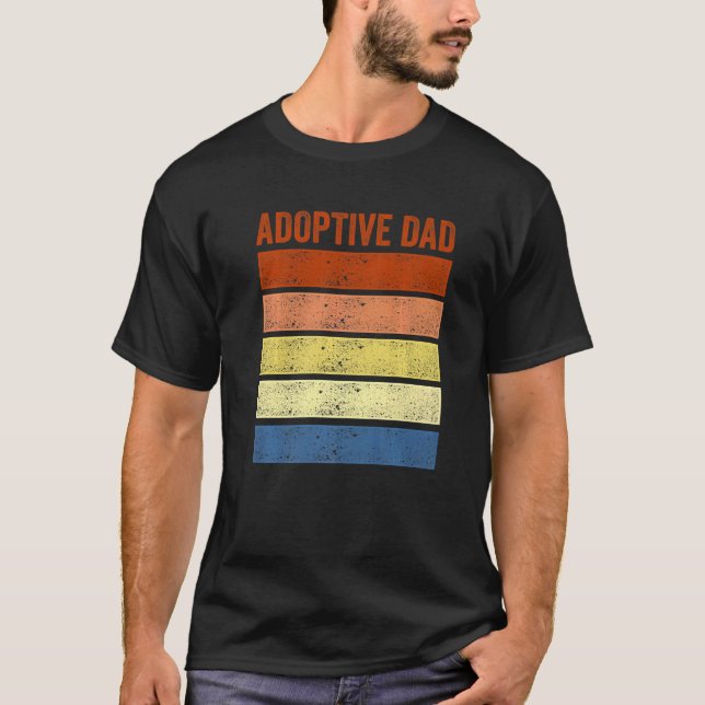 Camiseta Adoption Announcement Day Dad Family  4 (Frente)