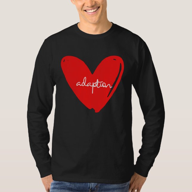 Camiseta Adoption Foster Family Love Adoptive Parents (Frente)