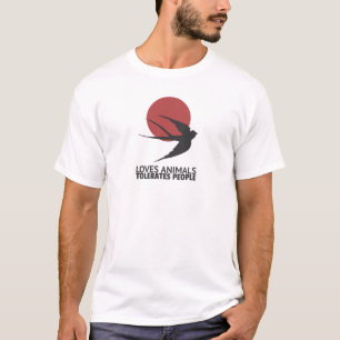 Camiseta Adora Animais Tolerados