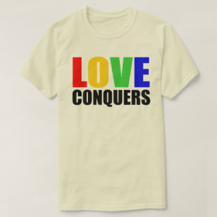 CAMISETA ADORA CONQUISADORES. O ÓDIO DIVIDE.