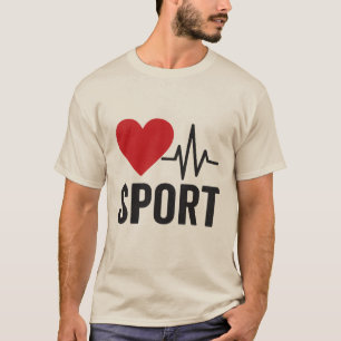 Camiseta adora esporte