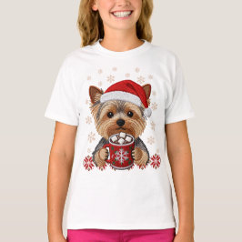 Camiseta Adorable Christmas Yorkshire Terrier