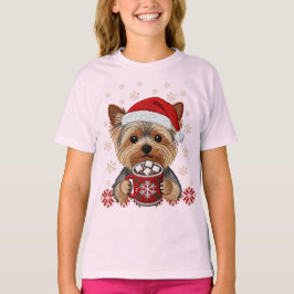 Camiseta Adorable Christmas Yorkshire Terrier