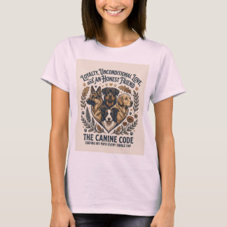 Camiseta Adorable Dog Lover Girl Aesthetic T-Shirt