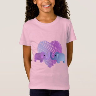 Camiseta Adorable Elephant Love
