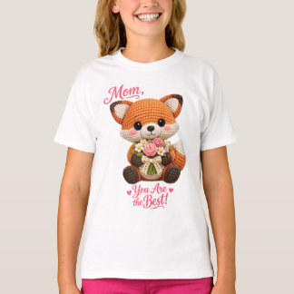 Camiseta Adorable Fox Mom You Are The Best Cute Mothers Day