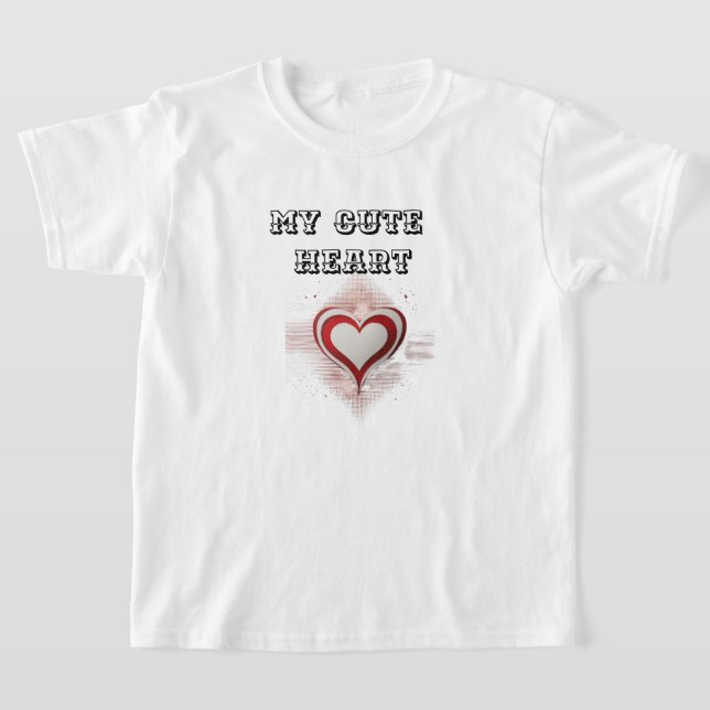 Camiseta Adorable Heart Kids T-Shirt:Spread Love Everywhere (Postura )