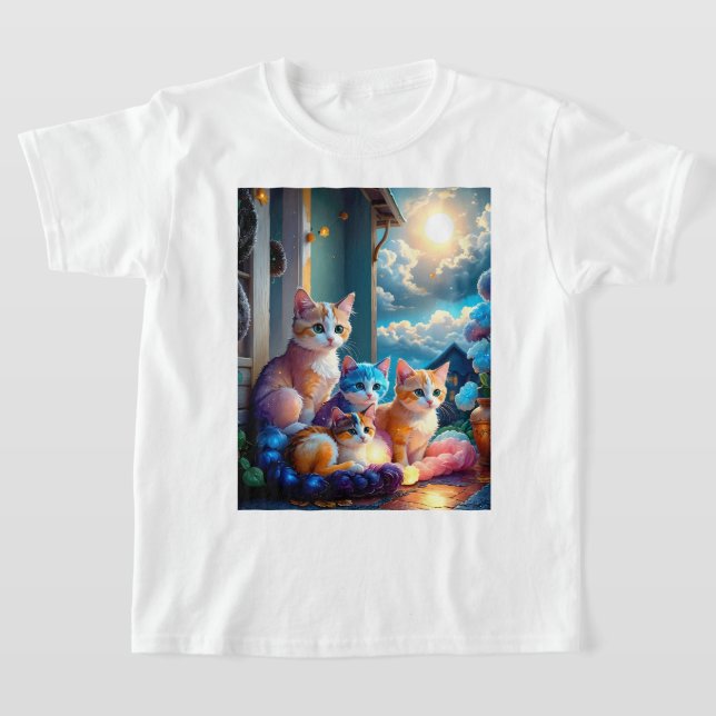 Camiseta Adorable Kittens (Postura )