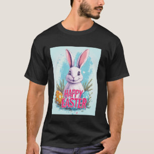 Camiseta Adorable Motivo de Coelho de Páscoa, Coelho de Pás