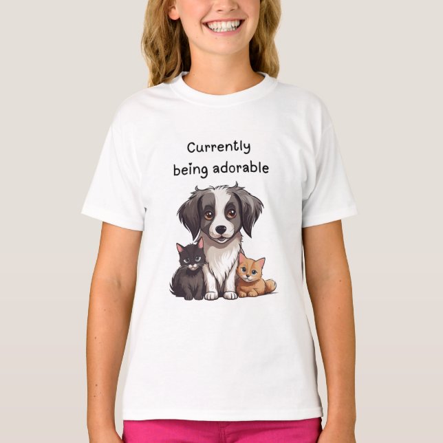 Camiseta Adorable pets  (Frente)