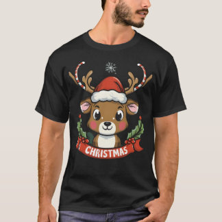 Camiseta Adorable Reindeer Classic