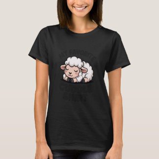Camiseta Adorable Sleeping Lamb My Favorite Cuddle